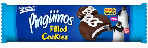 Pinguinos Filled Cookies